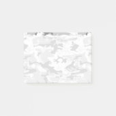 冬の雪グレーカモフラージュ、軍隊、陸軍 ポストイット (正面)