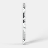 冬の雪グレーカモフラージュ、軍隊、陸軍 SAMSUNG GALAXYケース (右側面)