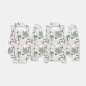 冬の雪スキー山斜面の風景 フェイバーボックス (折り畳みなし)