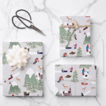 冬の雪スキー山斜面の風景