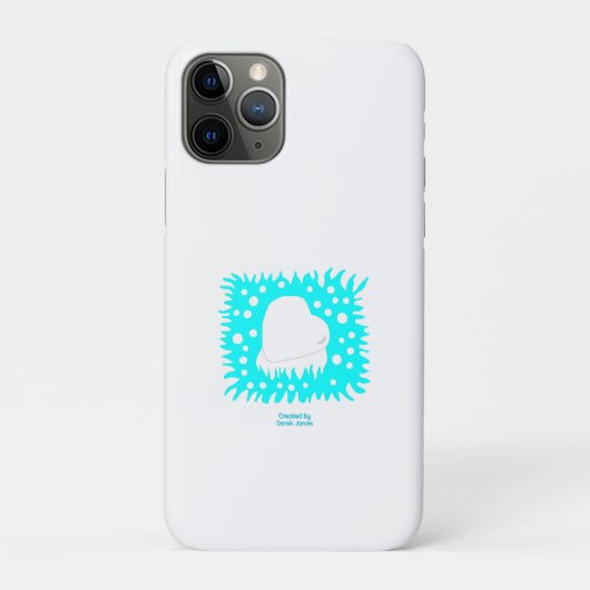 冬の雪ハートアップルiPhone 11 Proケース Case-Mate iPhoneケース (裏)