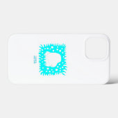 冬の雪ハートアップルiPhone 13ミニケース Case-Mate iPhoneケース (裏面 (横))