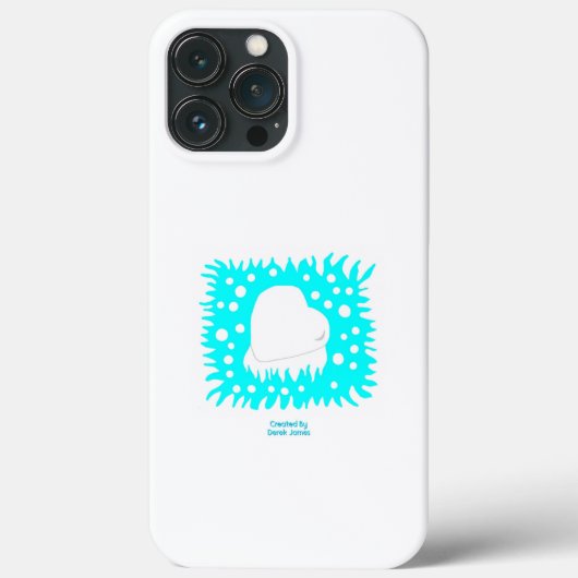 冬の雪ハートアップルiPhone 13 Pro最大ケース Case-Mate iPhoneケース (裏面)