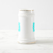 冬の雪ハートスタインマグ ビールジョッキ (中央)
