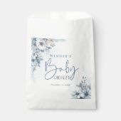 冬の雪ベビーベビーシャワー外は寒い フェイバーバッグ (正面)