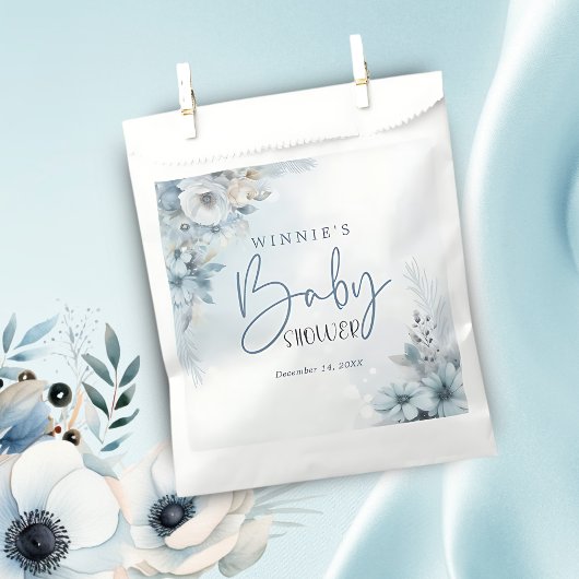 冬の雪ベビーベビーシャワー外は寒い フェイバーバッグ