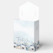 冬の雪ベビーベビーシャワー外は寒い フェイバーボックス (オープン)