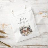 冬の雪ベビー外は寒いありがとう フェイバーバッグ