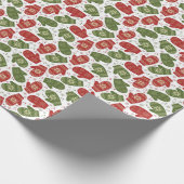 冬の雪ミトン ラッピングペーパー (角)