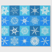 冬の雪包み紙 ラッピングペーパー (フラット)