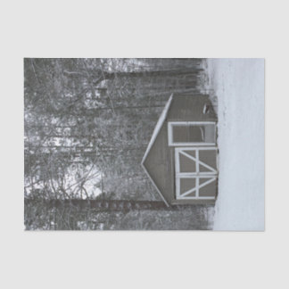 冬の雪場面 薄葉紙