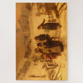 冬の雪崩（Gerolamo Inuno著） ジグソーパズル (縦)