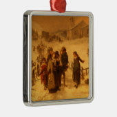 冬の雪崩（Gerolamo Inuno著） メタルオーナメント (右)