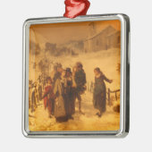 冬の雪崩（Gerolamo Inuno著） メタルオーナメント (左)