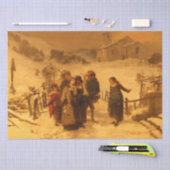 冬の雪崩（Gerolamo Inuno著） 薄葉紙 (クラフト)