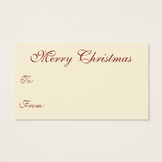 冬の雪景色の教会 (裏面)