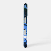 冬の雪景色の橋 iPhone 16ケース (右側面)