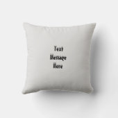 冬の雪景色の白素朴色と黒の写真 クッション (裏面)