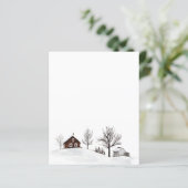 冬の雪景色の鹿 (スタンド正面)