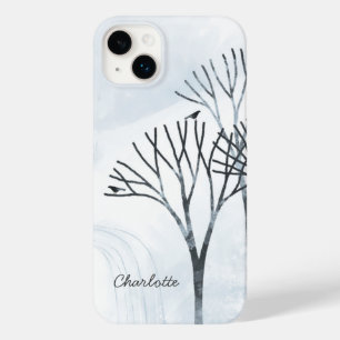 冬の雪景色アートパーソナライズされた Case-Mate iPhone 14 PLUSケース