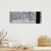 冬の雪景色ポスタープリント ポスター (キッチン)