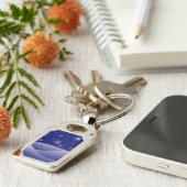 冬の雪景色 キーホルダー (側面)