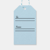 冬の雪景色 ギフトタグ (裏面)