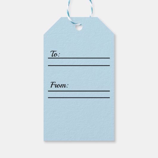 冬の雪景色 ギフトタグ (裏面)