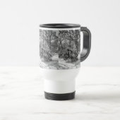 冬の雪景色 コーヒーマグ トラベルマグ (正面右)