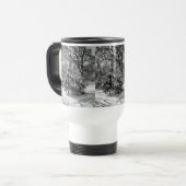 冬の雪景色 コーヒーマグ トラベルマグ (正面左)