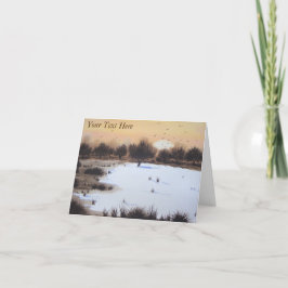冬の雪景色 シーズンカード