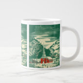 冬の雪景色 ジャンボコーヒーマグカップ (右)