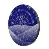 冬の雪景色 ダーツボード (正面右)