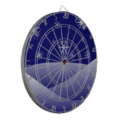 冬の雪景色 ダーツボード (正面左)