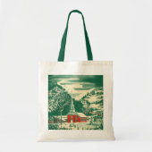 冬の雪景色 トートバッグ (正面)