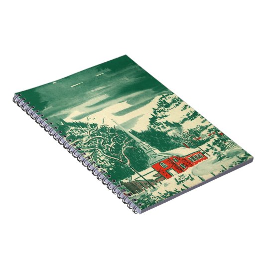 冬の雪景色 ノートブック (右側)