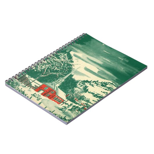 冬の雪景色 ノートブック (左側)