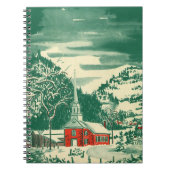 冬の雪景色 ノートブック (正面)