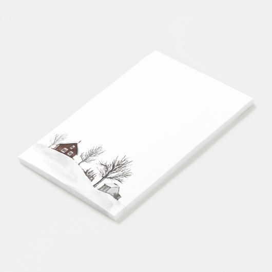 冬の雪景色 ポストイット (アングル)