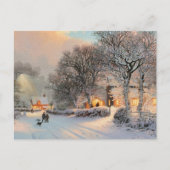 冬の雪景色 ポストカード (正面)