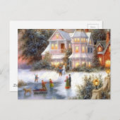 冬の雪景色 ポストカード (正面/裏面)