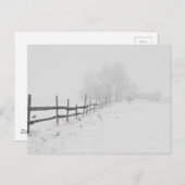 冬の雪景色 ポストカード (正面/裏面)