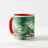 冬の雪景色 マグカップ (正面左)