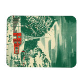 冬の雪景色 マグネット (横)