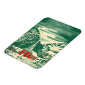 冬の雪景色 マグネット (左側)