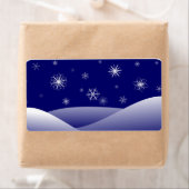 冬の雪景色 ラベル (インサイチュ)