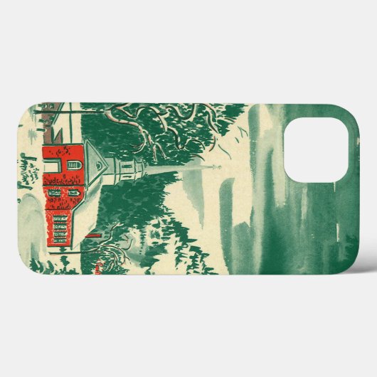 冬の雪景色 Case-Mate iPhoneケース (裏面 (横))