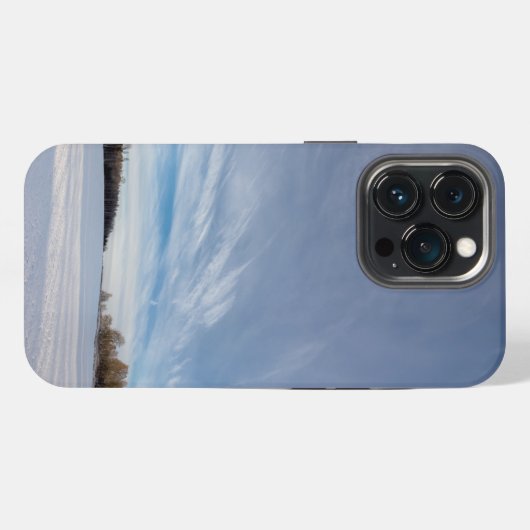 冬の雪景色 iPhoneケース (裏面横)