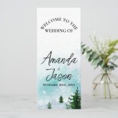 冬の雪氷木霜の降りた結婚式 プログラム (スタンド正面)