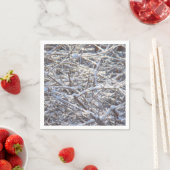 冬の雪氷枝 スタンダードカクテルナプキン (インサイチュ)